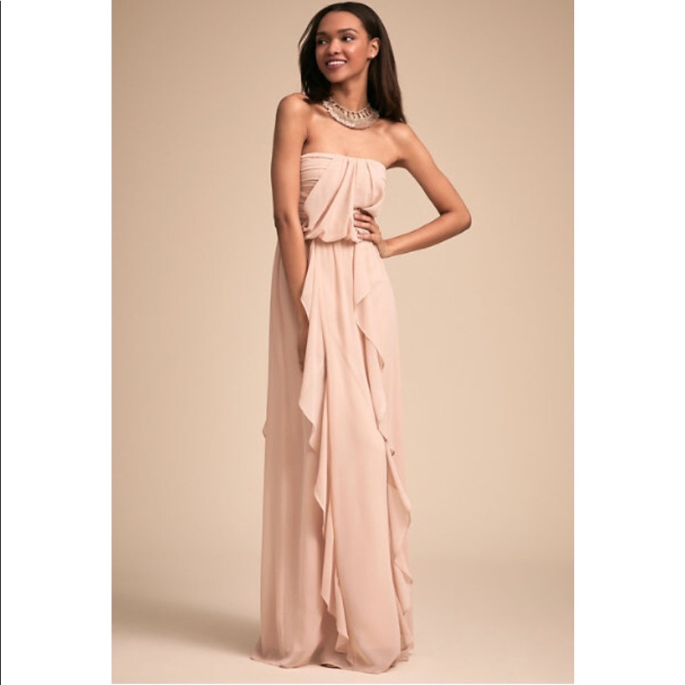 BHLDN Cove Bridesmaid Dress in Nude - Size M